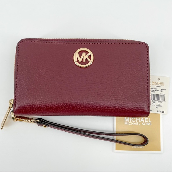 Kors Jet Set Michael Kors Fulton Wallet On Sale Michael Kors